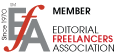 Member, Editorial Freelancers Association